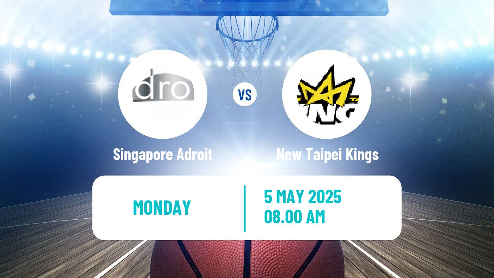 Basketball Asia Champions League Basketball Singapore Adroit - New Taipei Kings