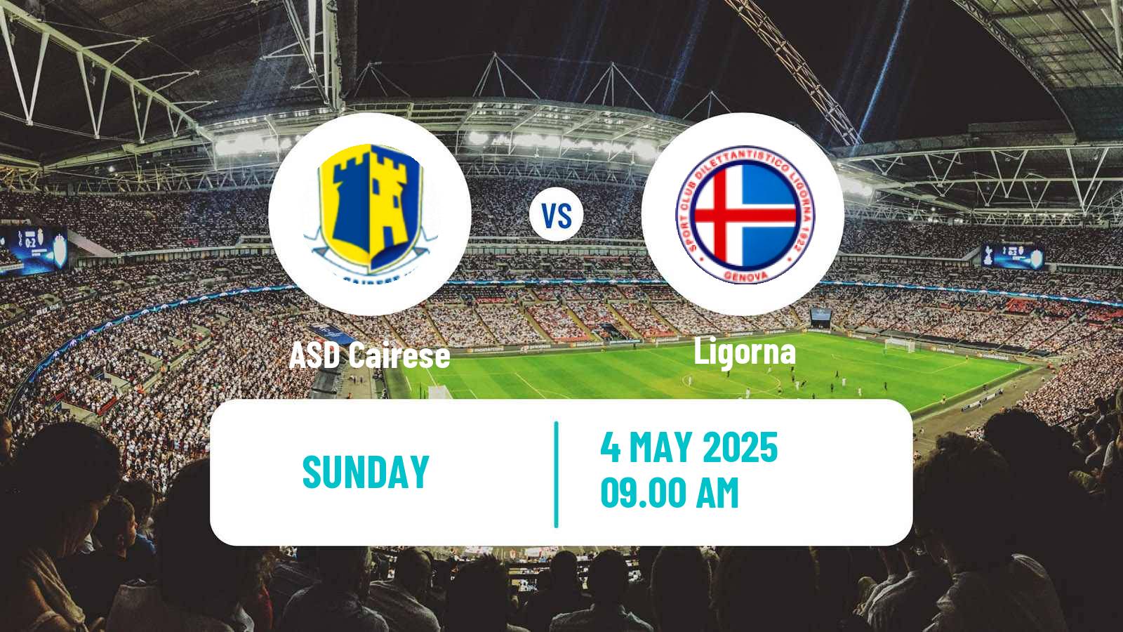 Soccer Italian Serie D - Group A Cairese - Ligorna
