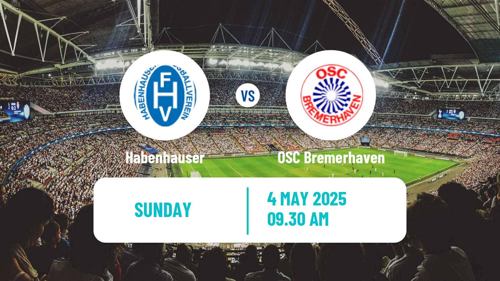Soccer German Oberliga Bremen Habenhauser - OSC Bremerhaven
