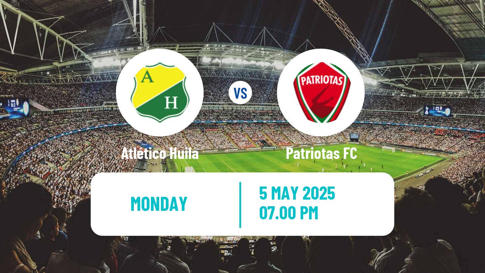 Soccer Colombian Primera B Atlético Huila - Patriotas
