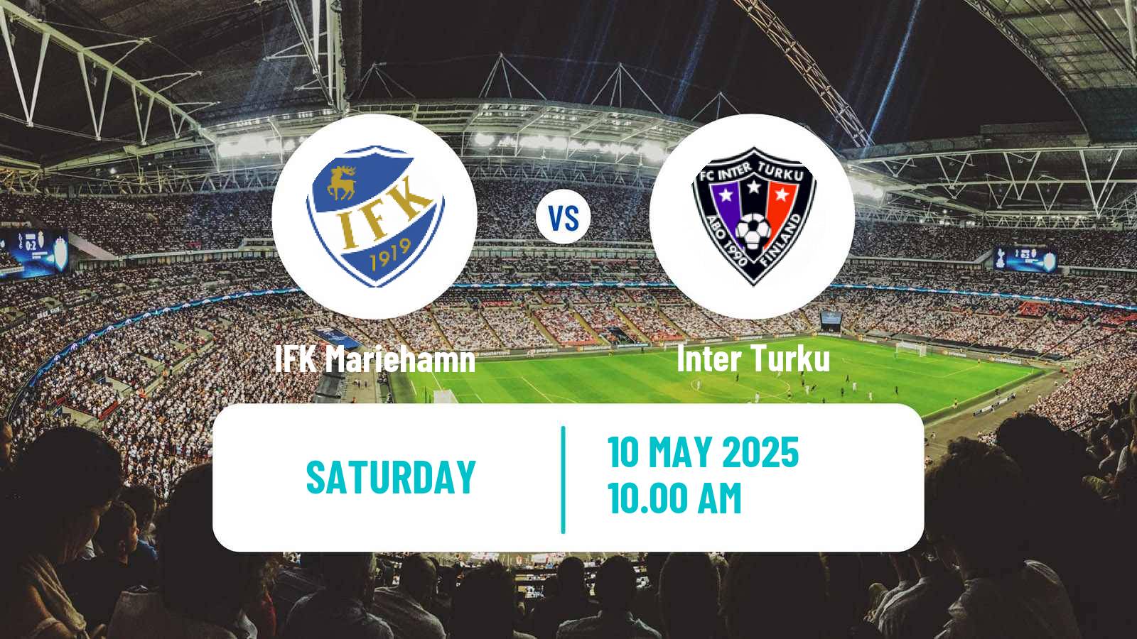 Soccer Finnish Veikkausliiga IFK Mariehamn - Inter Turku