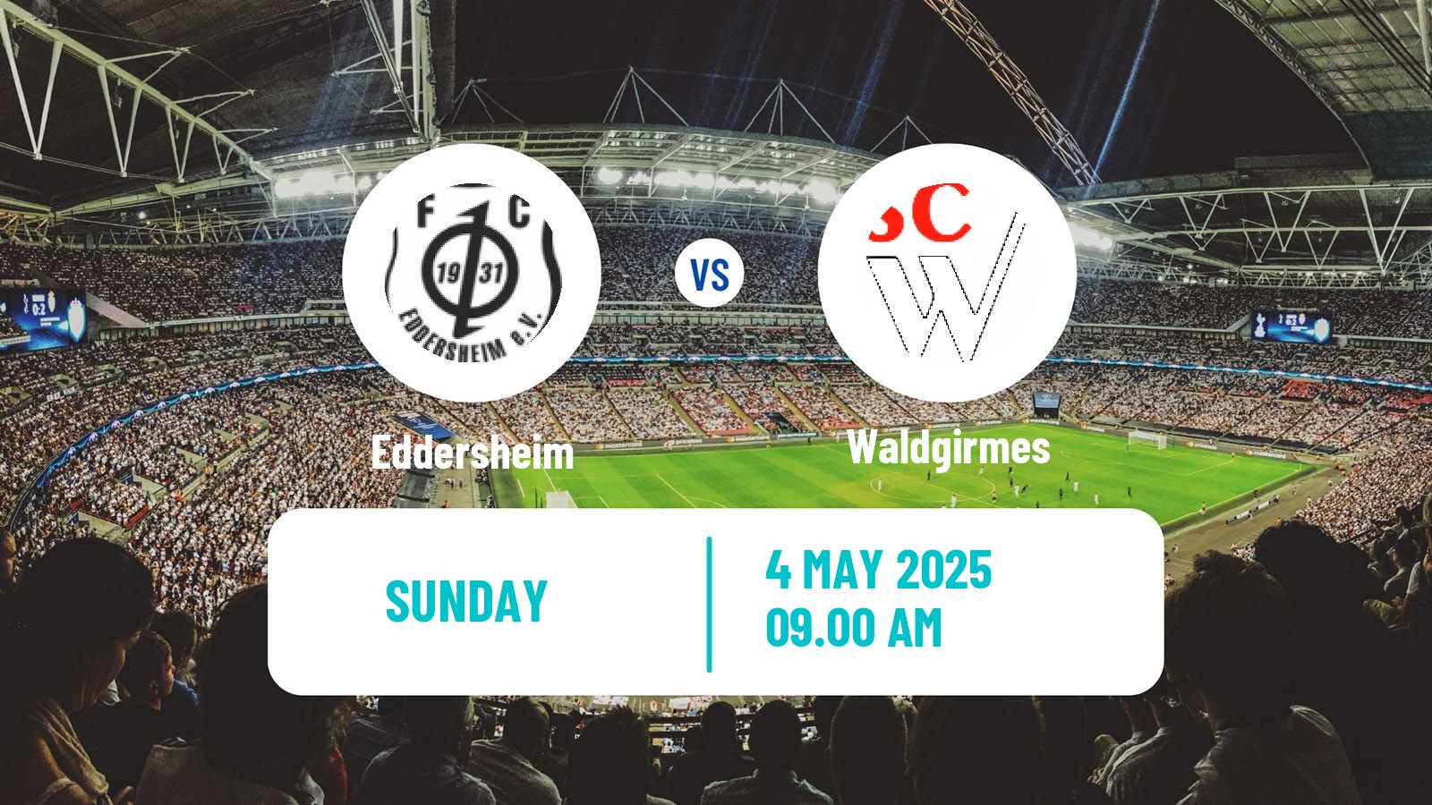 Soccer German Oberliga Hessen Eddersheim - Waldgirmes
