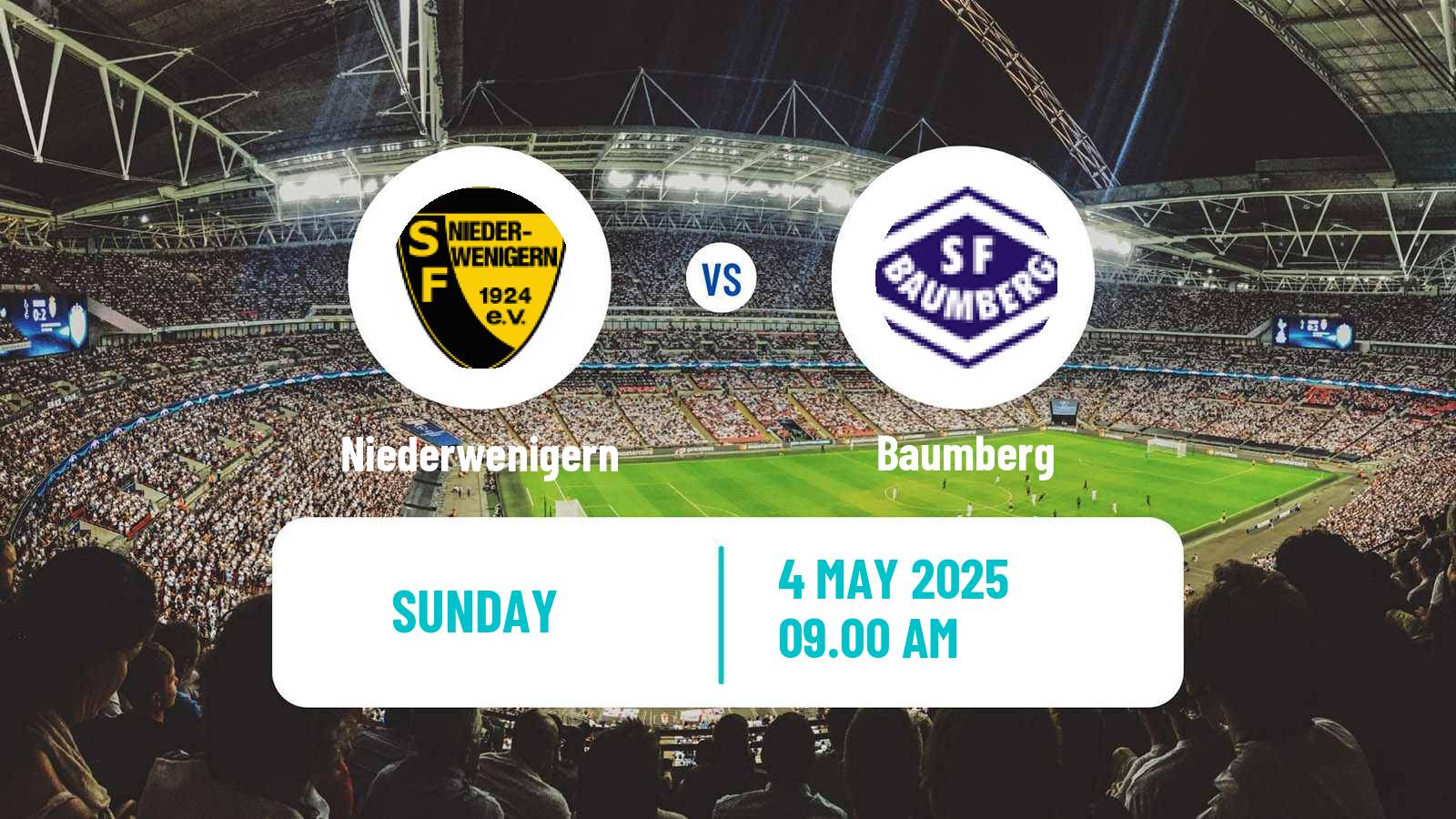Soccer German Oberliga Niederrhein Niederwenigern - Baumberg