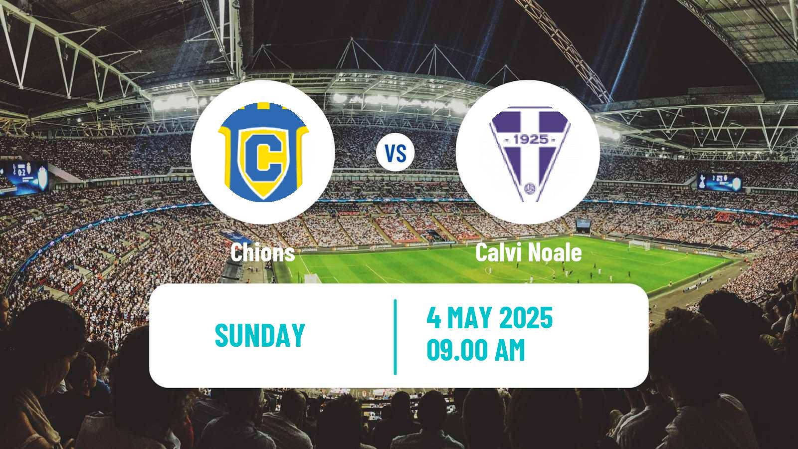 Soccer Italian Serie D - Group C Chions - Calvi Noale