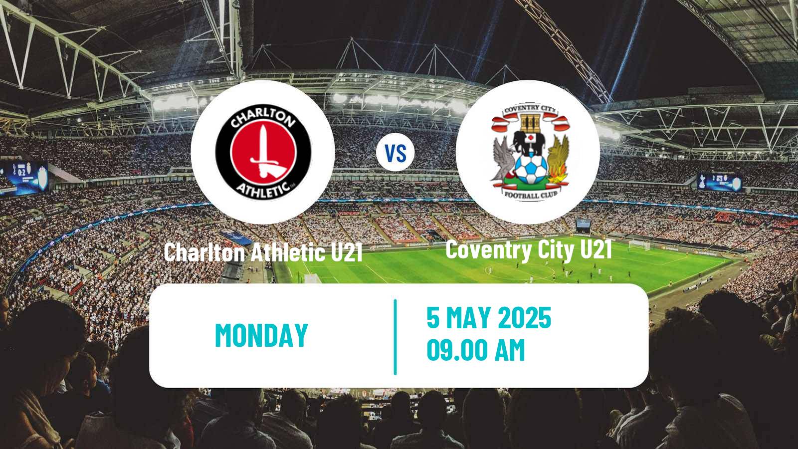 Soccer English Professional Development League Charlton Athletic U21 - Coventry City U21