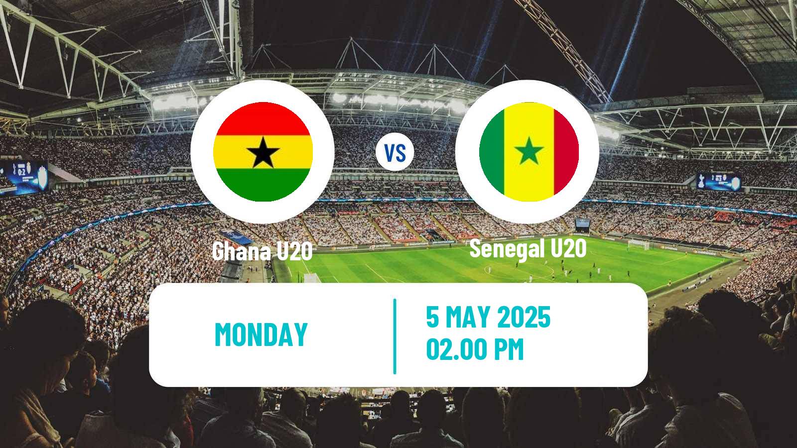 Soccer Africa Cup of Nations U20 Ghana U20 - Senegal U20