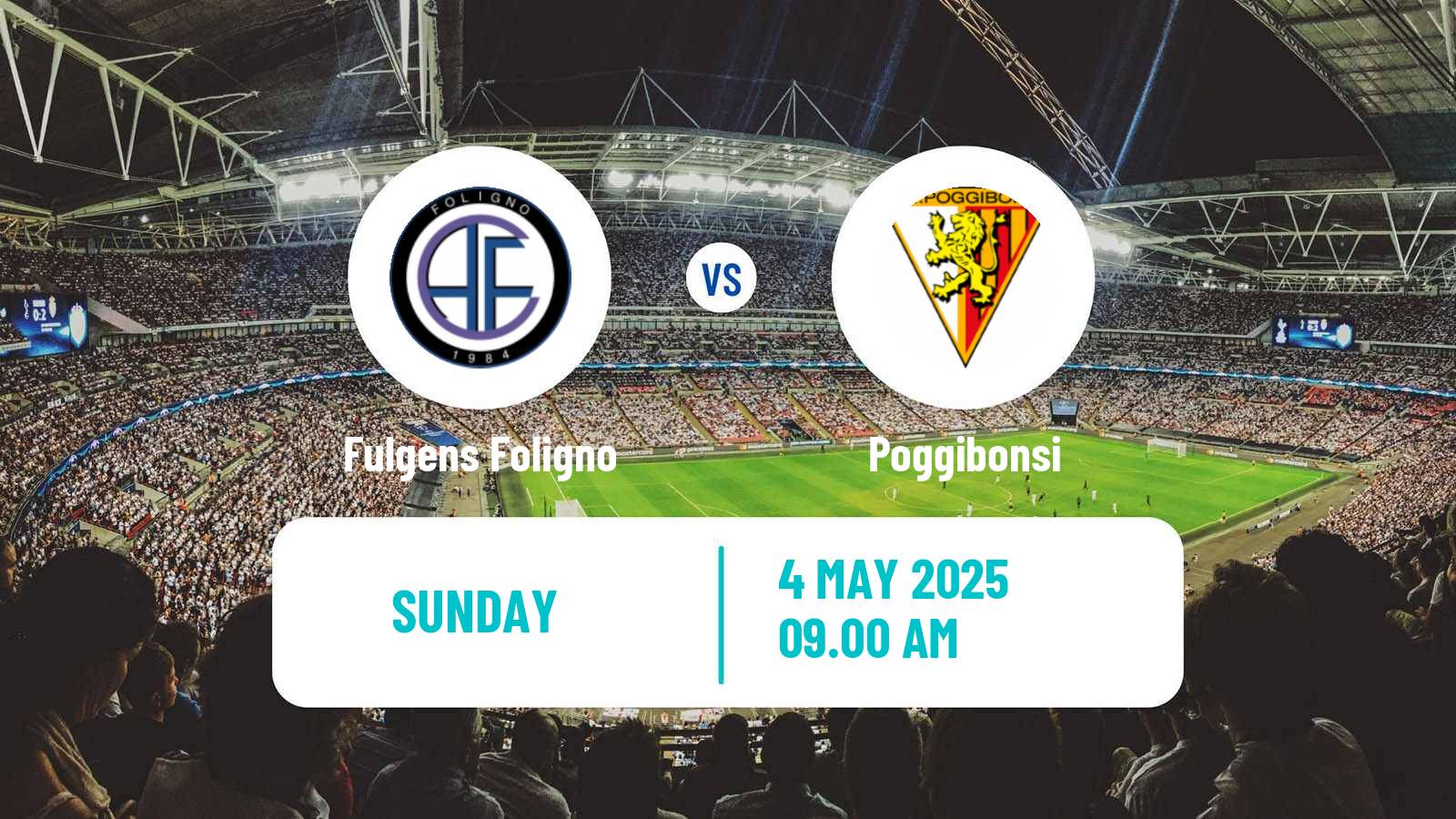 Soccer Italian Serie D - Group E Fulgens Foligno - Poggibonsi