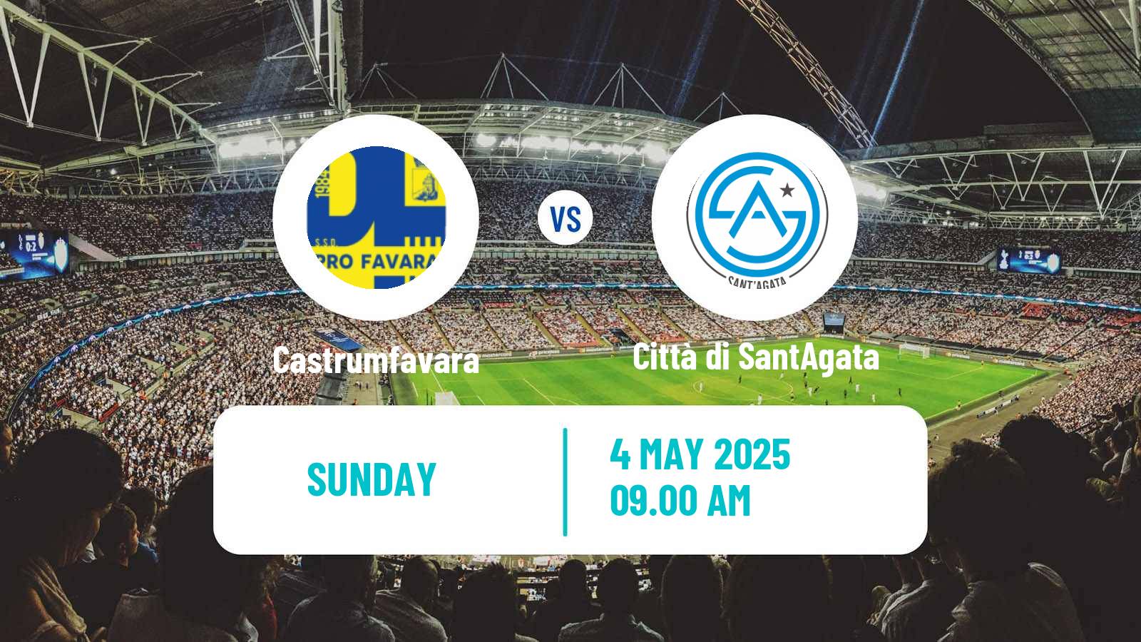 Soccer Italian Serie D - Group I Castrumfavara - Città di SantAgata