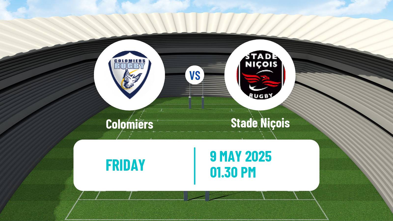 Rugby union French Pro D2 Colomiers - Stade Niçois
