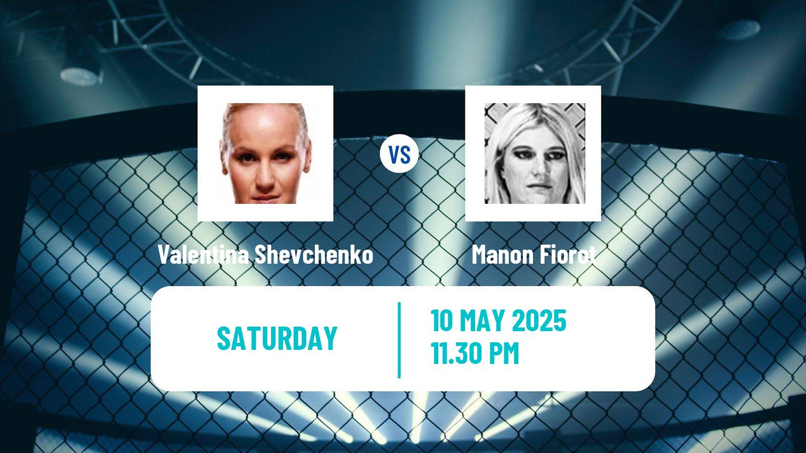 MMA Flyweight UFC Women Valentina Shevchenko - Manon Fiorot
