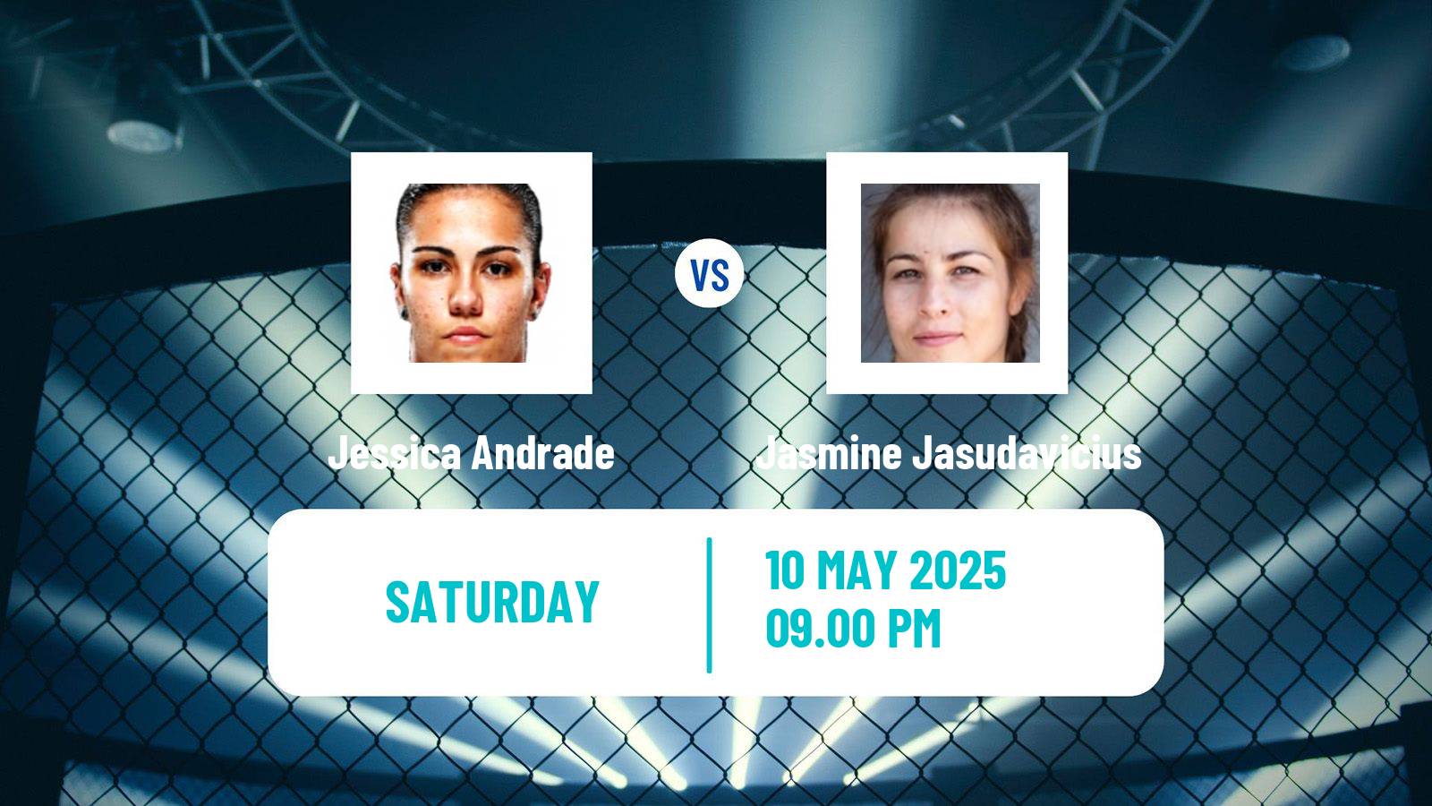 MMA Flyweight UFC Women Jessica Andrade - Jasmine Jasudavicius