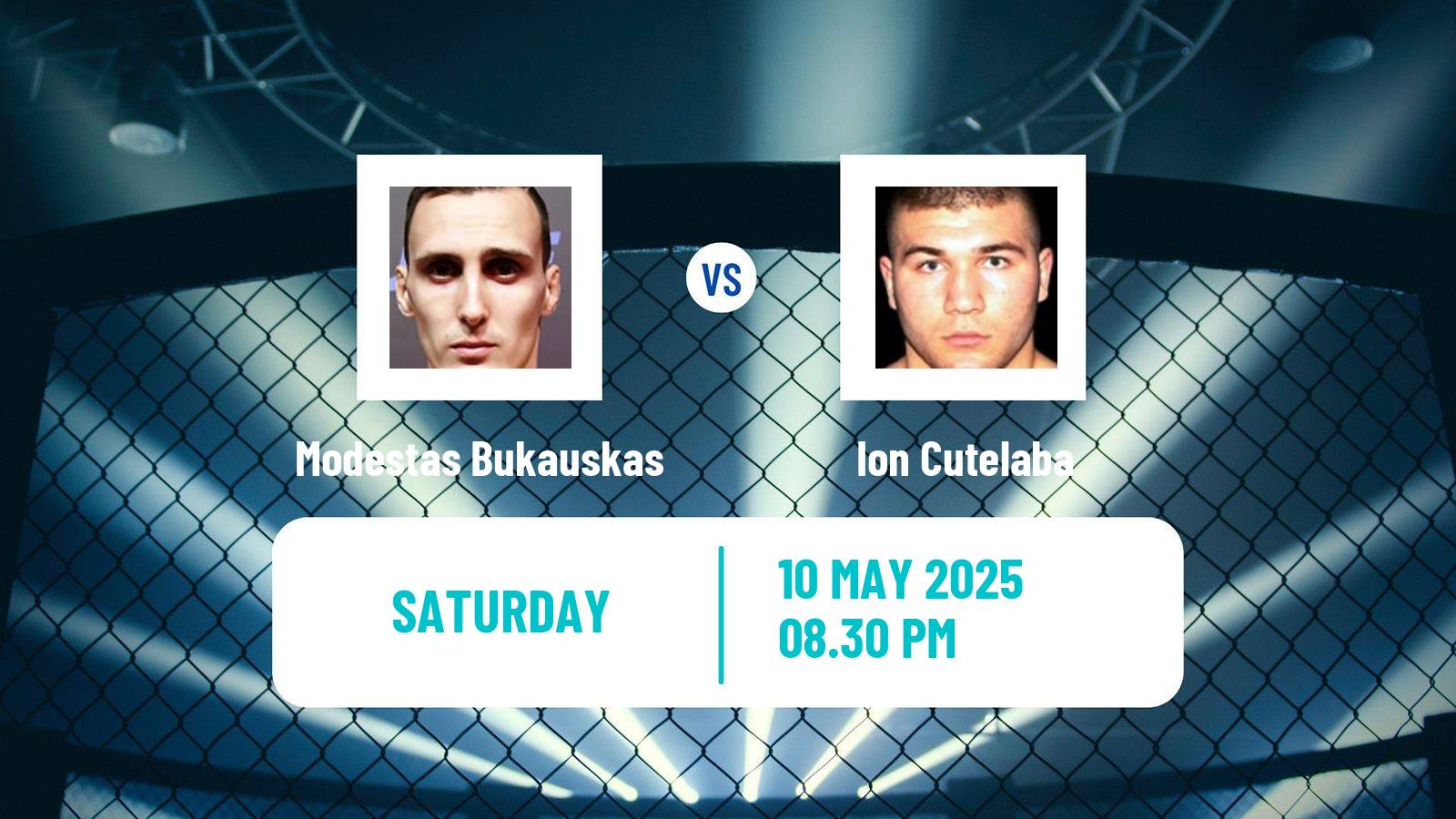 MMA Light Heavyweight UFC Men Modestas Bukauskas - Ion Cutelaba