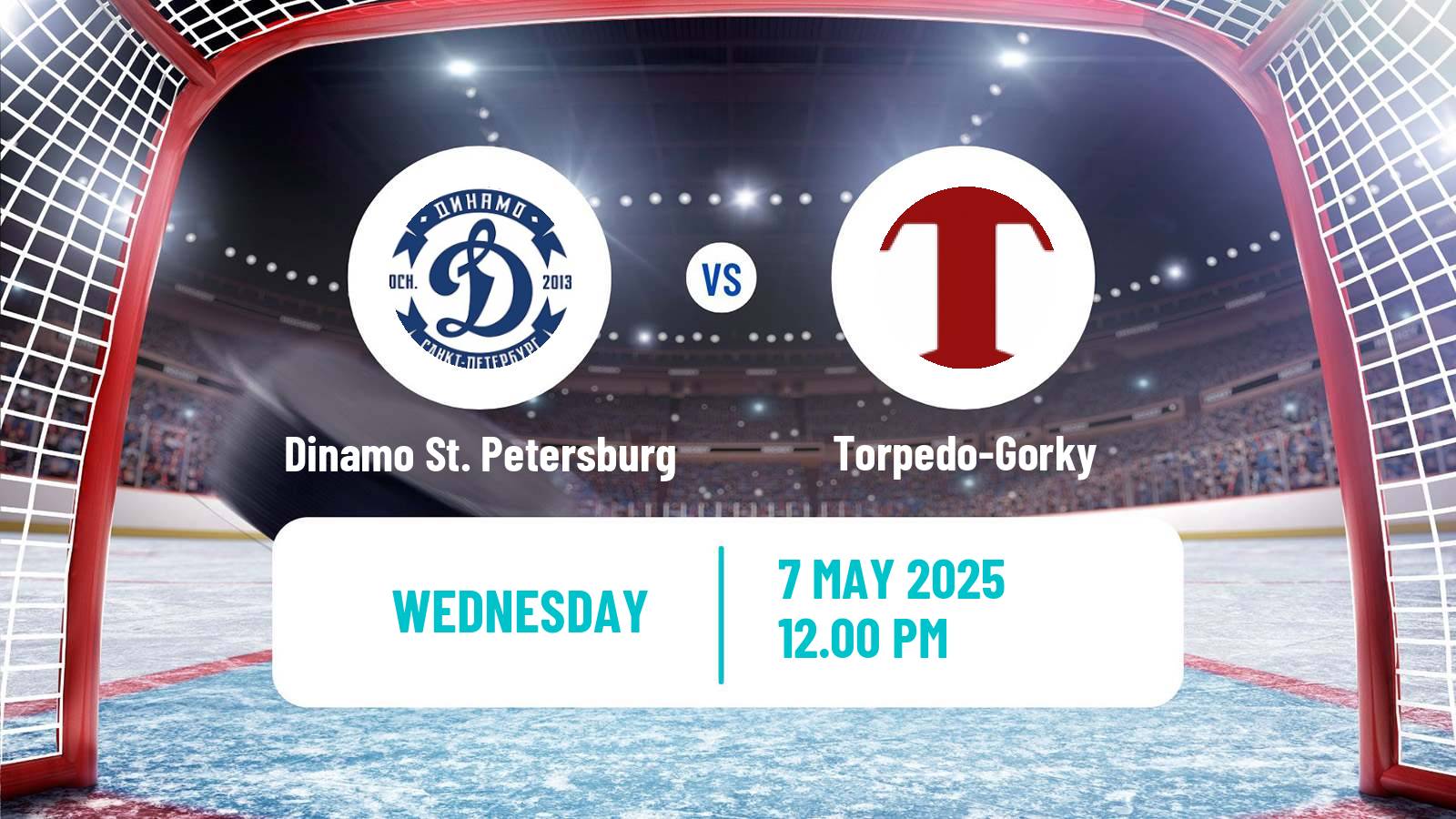 Hockey VHL Dinamo St. Petersburg - Torpedo-Gorky