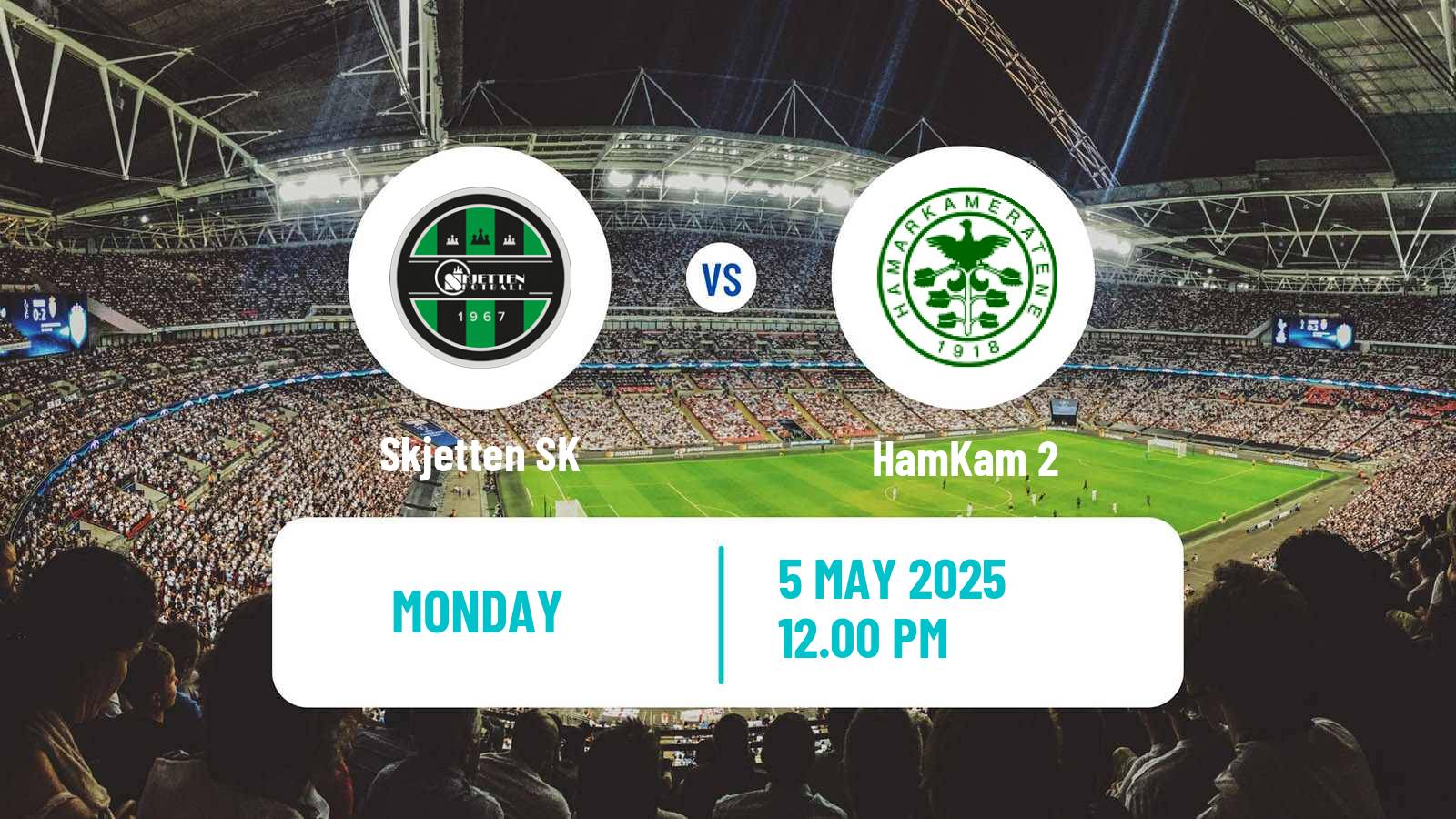 Soccer Norwegian Division 3 - Group 3 Skjetten - HamKam 2