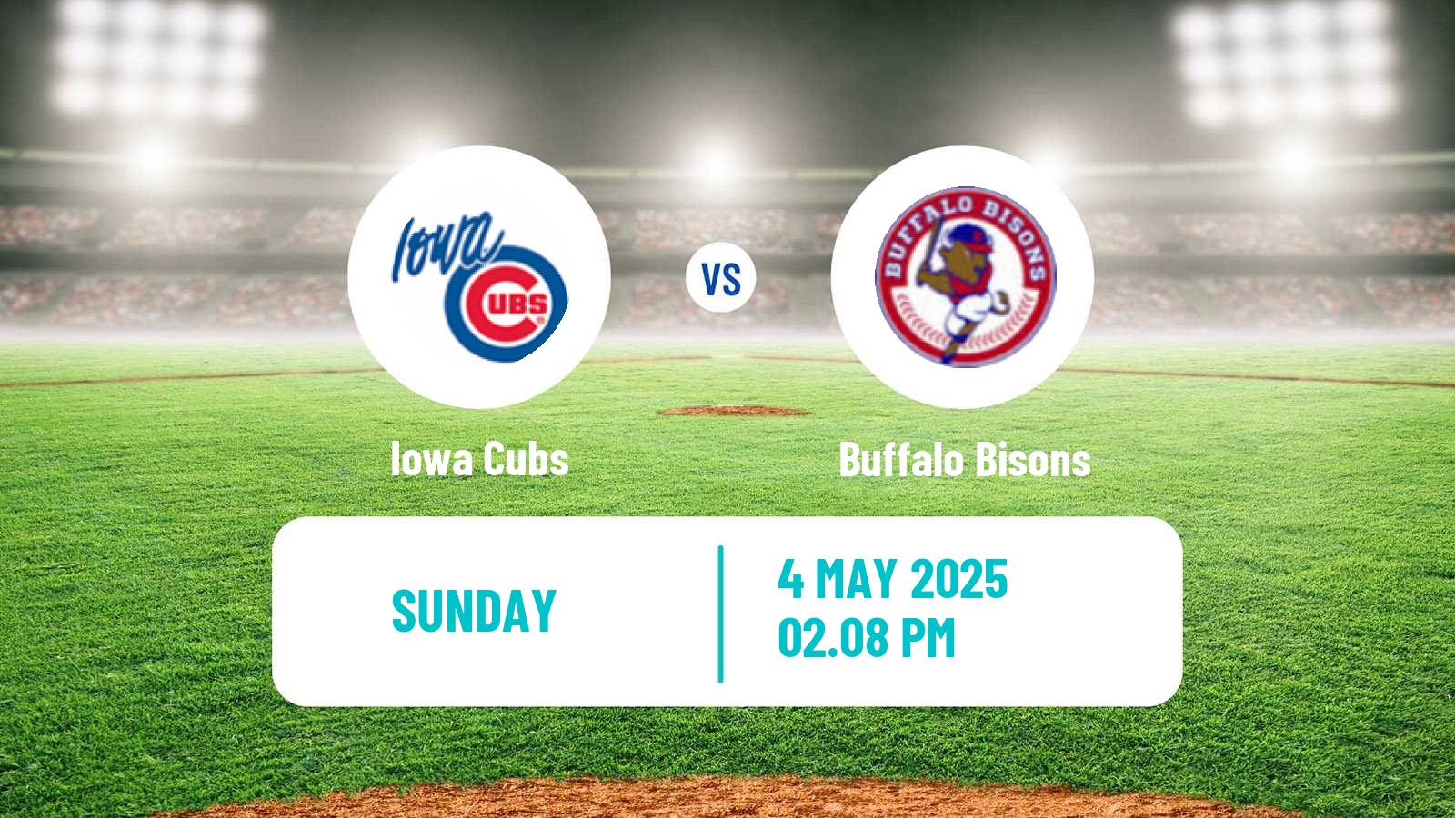 Baseball IL Iowa Cubs - Buffalo Bisons