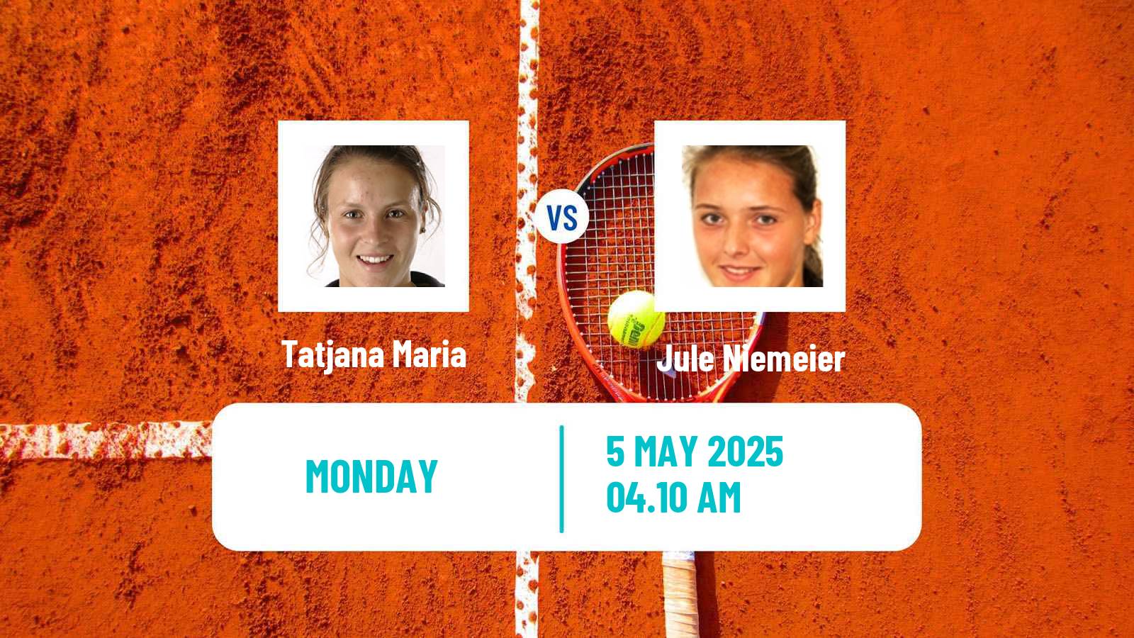 Tennis WTA Roma Tatjana Maria - Jule Niemeier