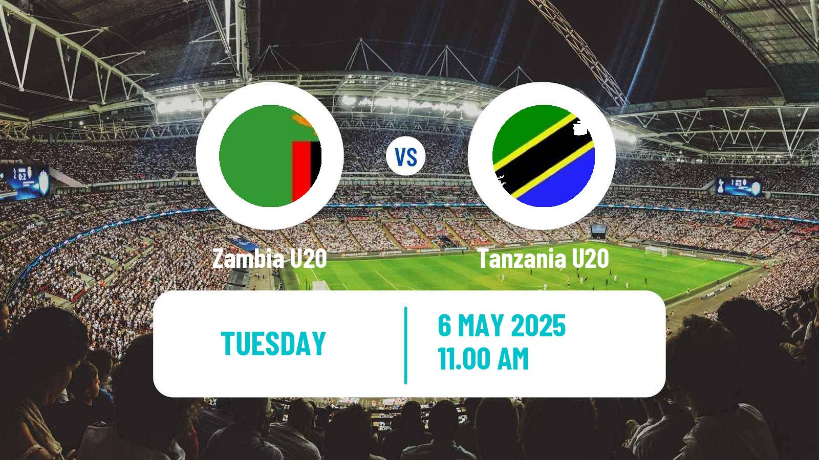 Soccer Africa Cup of Nations U20 Zambia U20 - Tanzania U20