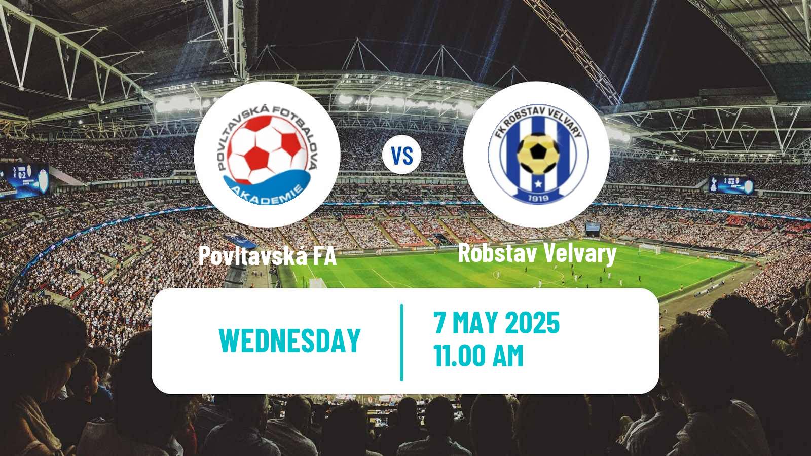 Soccer Czech CFL Group A Povltavská FA - Robstav Velvary