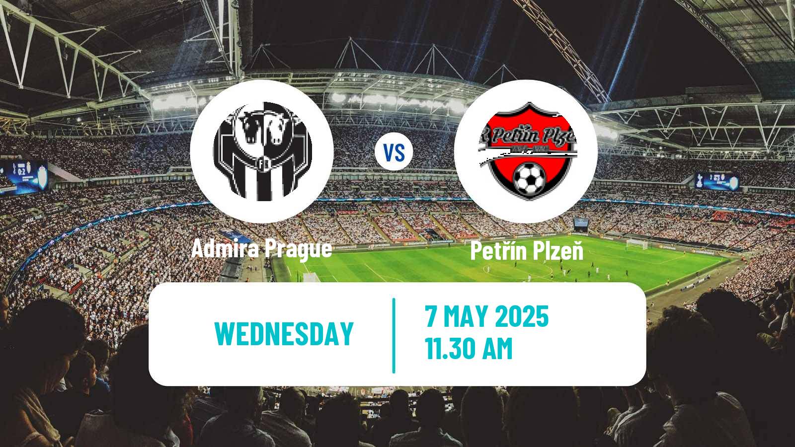 Soccer Czech CFL Group A Admira Prague - Petřín Plzeň