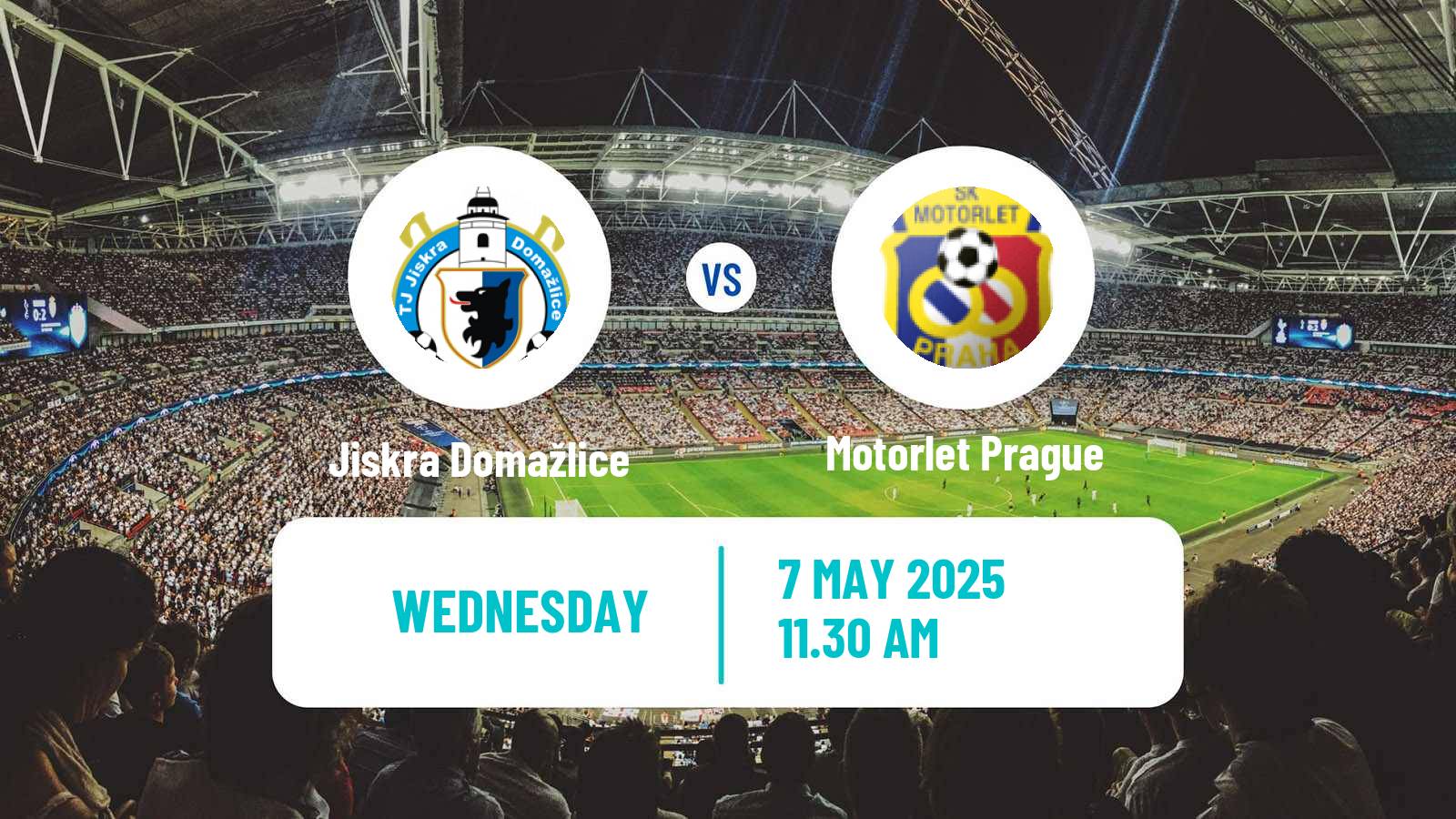 Soccer Czech CFL Group A Jiskra Domažlice - Motorlet Prague