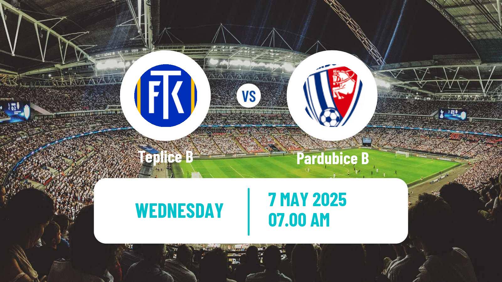 Soccer Czech CFL Group B Teplice B - Pardubice B