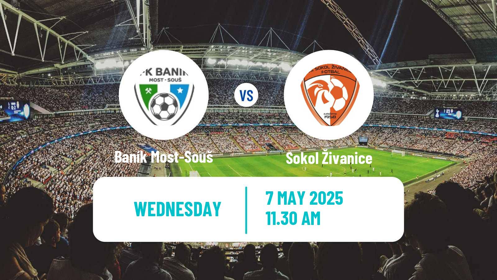 Soccer Czech CFL Group B Baník Most-Souš - Sokol Živanice