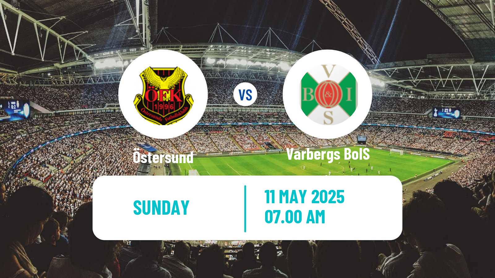 Soccer Swedish Superettan Östersund - Varbergs BoIS