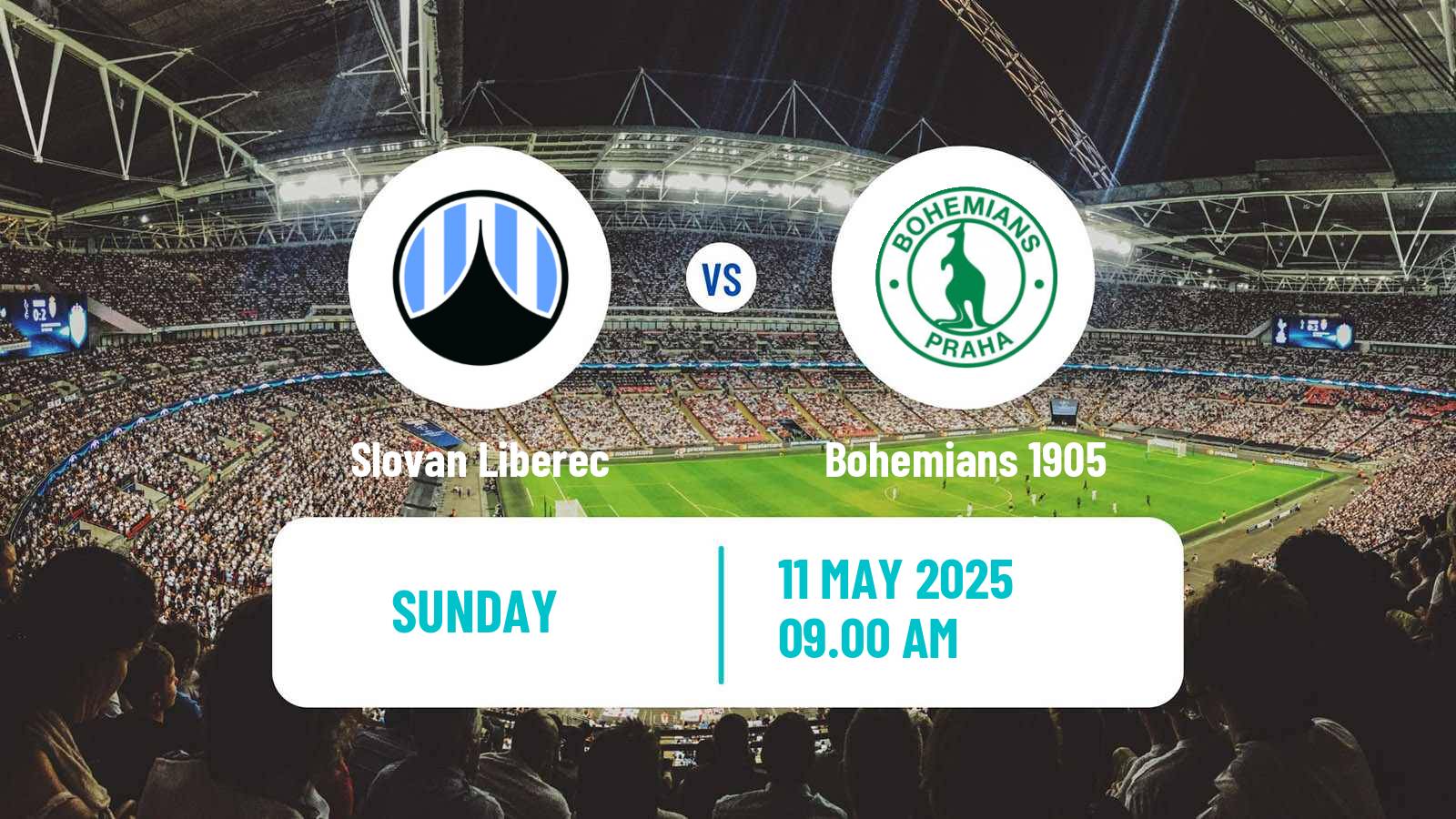 Soccer Czech 1 Liga Slovan Liberec - Bohemians 1905