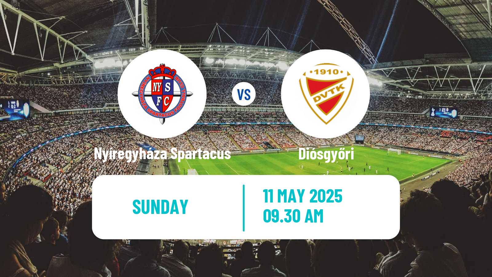 Soccer Hungarian NB I Nyíregyháza Spartacus - Diósgyőri