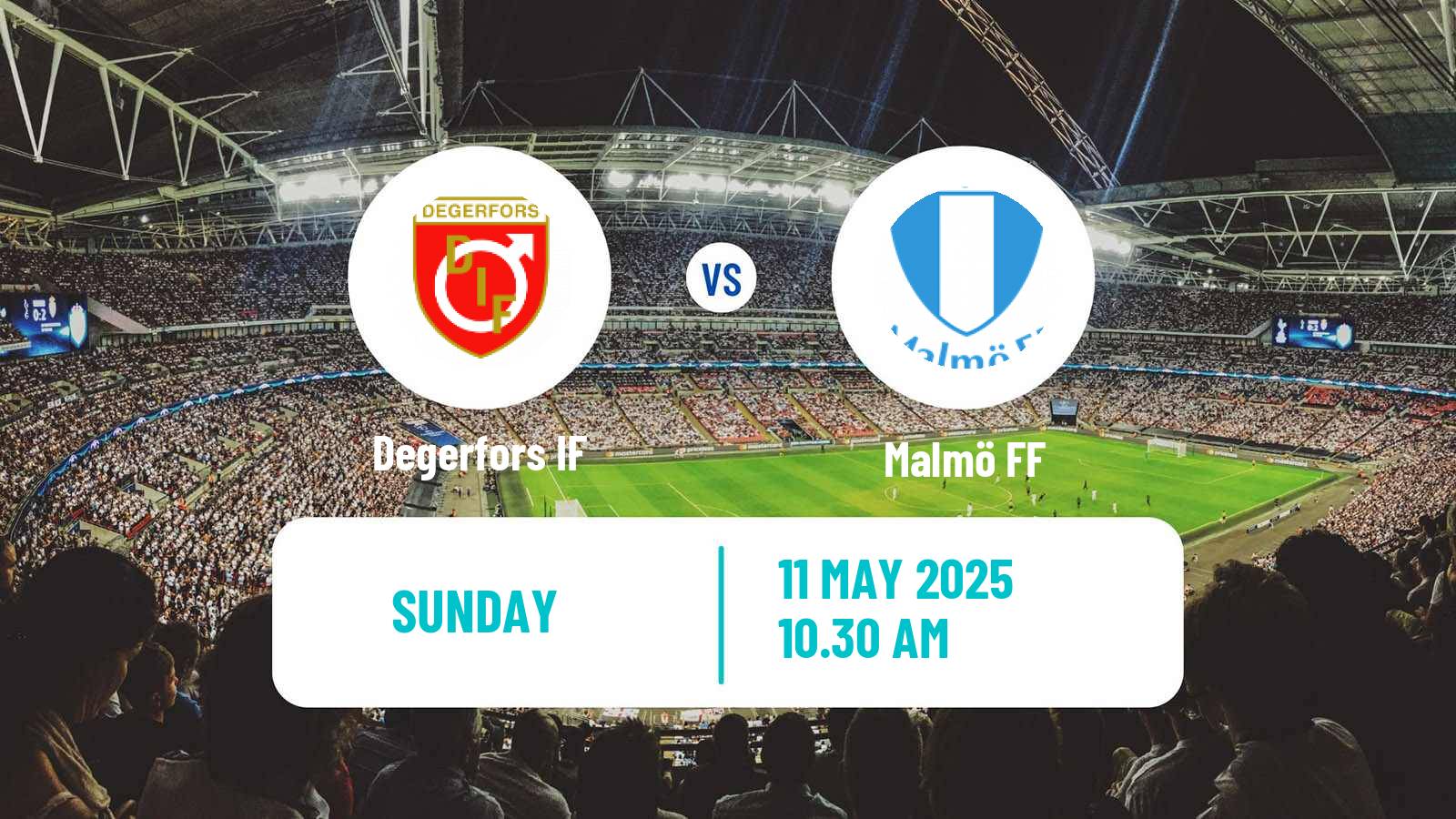 Soccer Swedish Allsvenskan Degerfors - Malmö