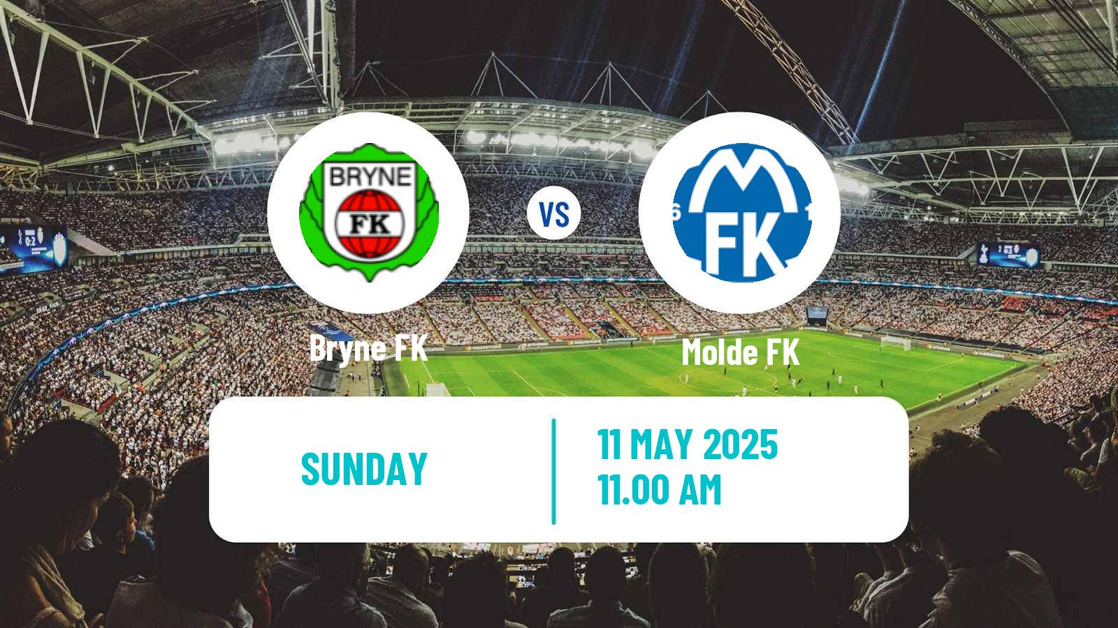 Soccer Norwegian Eliteserien Bryne - Molde