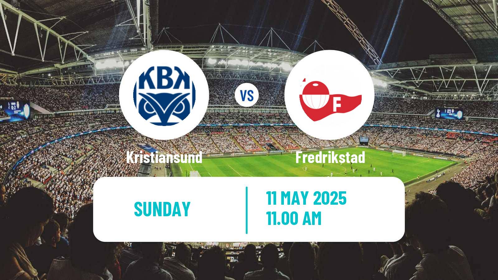 Soccer Norwegian Eliteserien Kristiansund - Fredrikstad