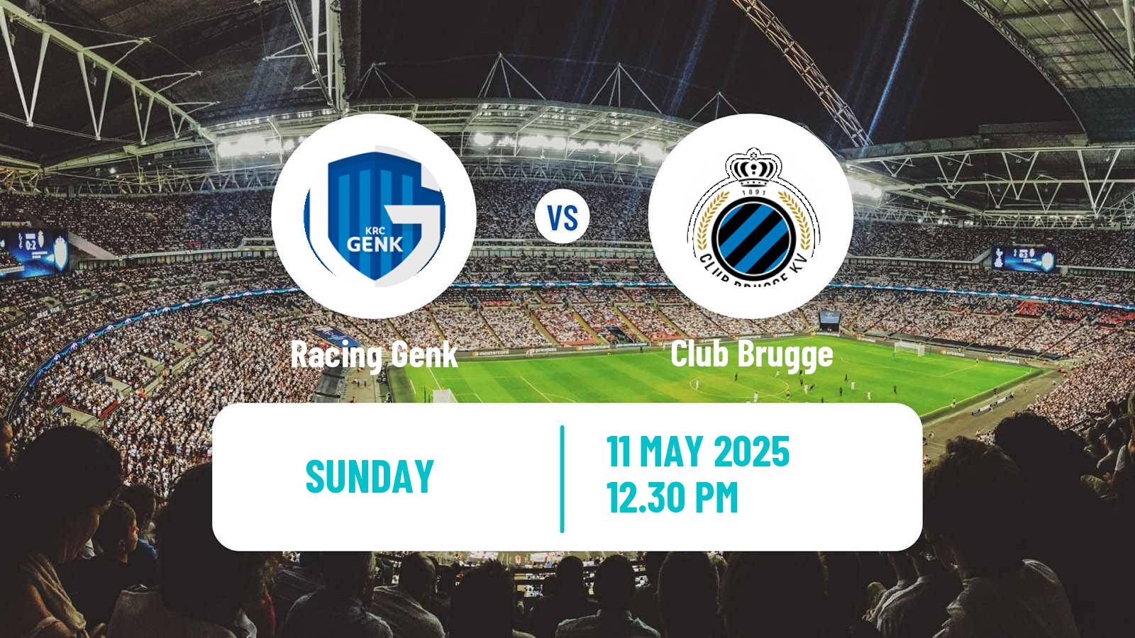 Soccer Belgian Jupiler Pro League Genk - Club Brugge