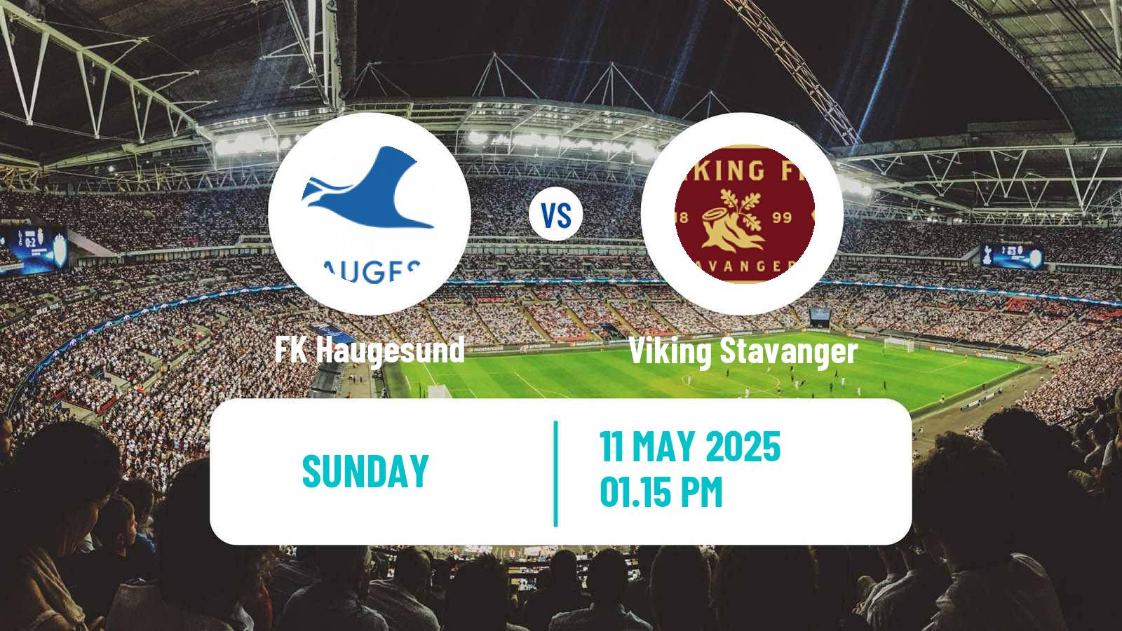 Soccer Norwegian Eliteserien Haugesund - Viking Stavanger