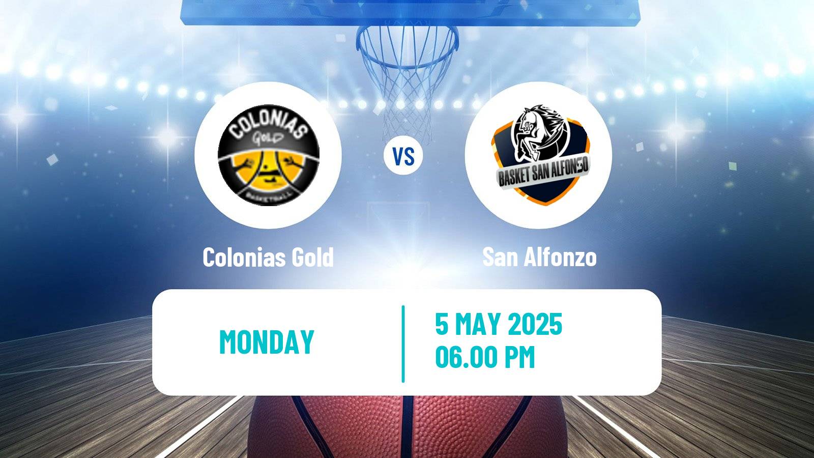 Basketball Paraguayan LNB Basketball Colonias Gold - San Alfonzo