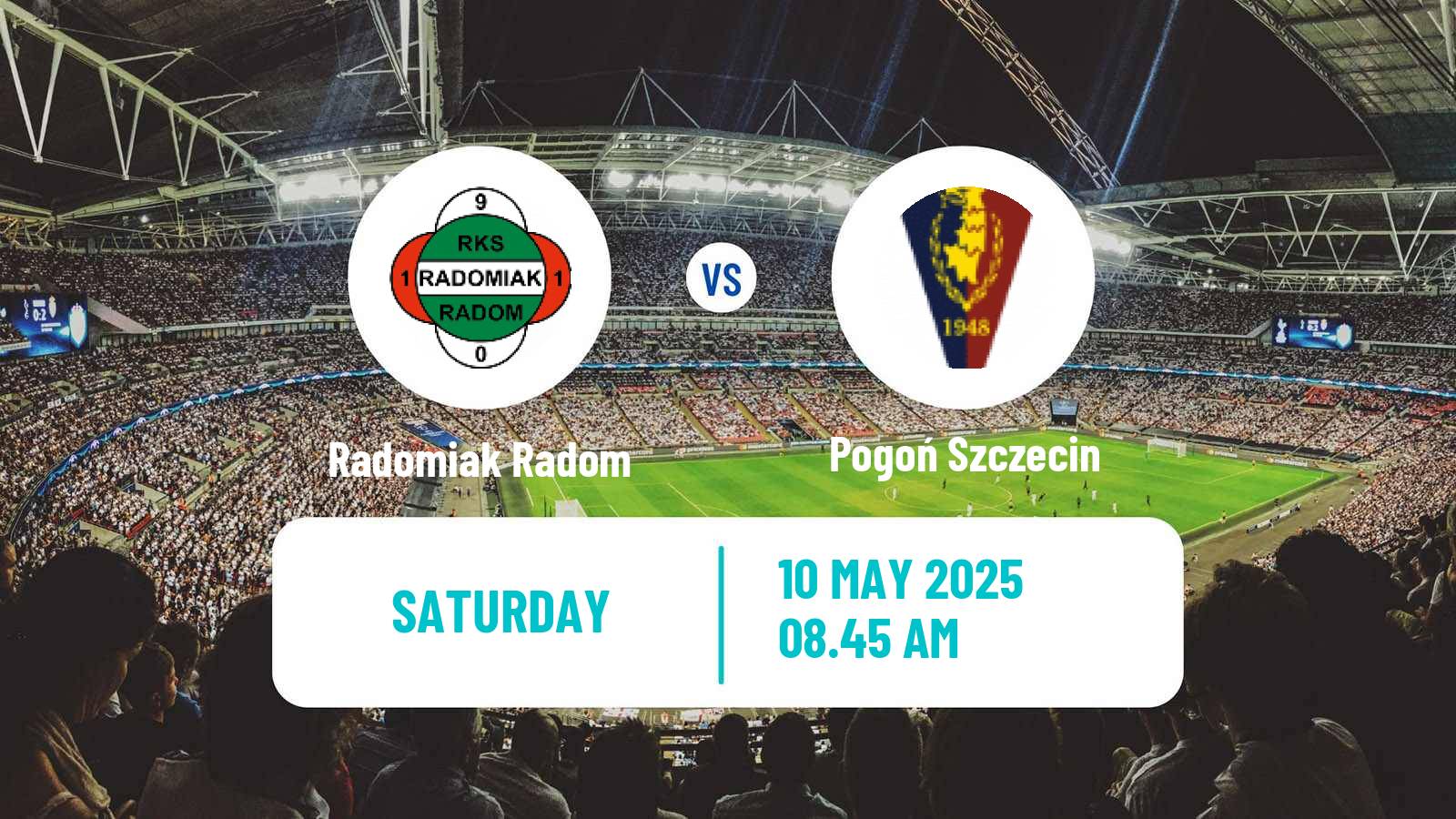 Soccer Polish Ekstraklasa Radomiak Radom - Pogoń Szczecin