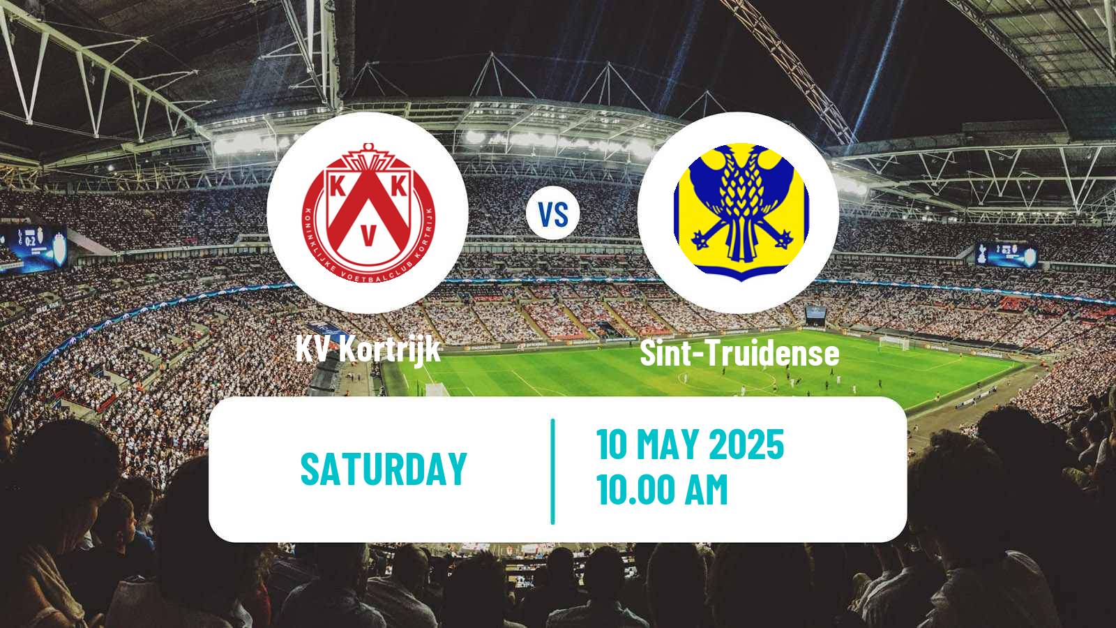 Soccer Belgian Jupiler Pro League Kortrijk - Sint-Truidense