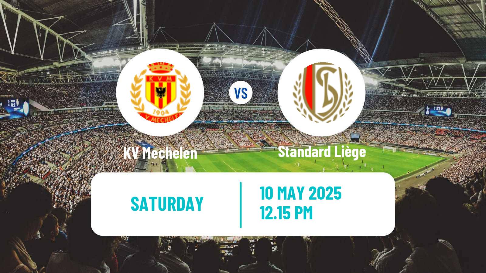 Soccer Belgian Jupiler Pro League KV Mechelen - Standard Liège