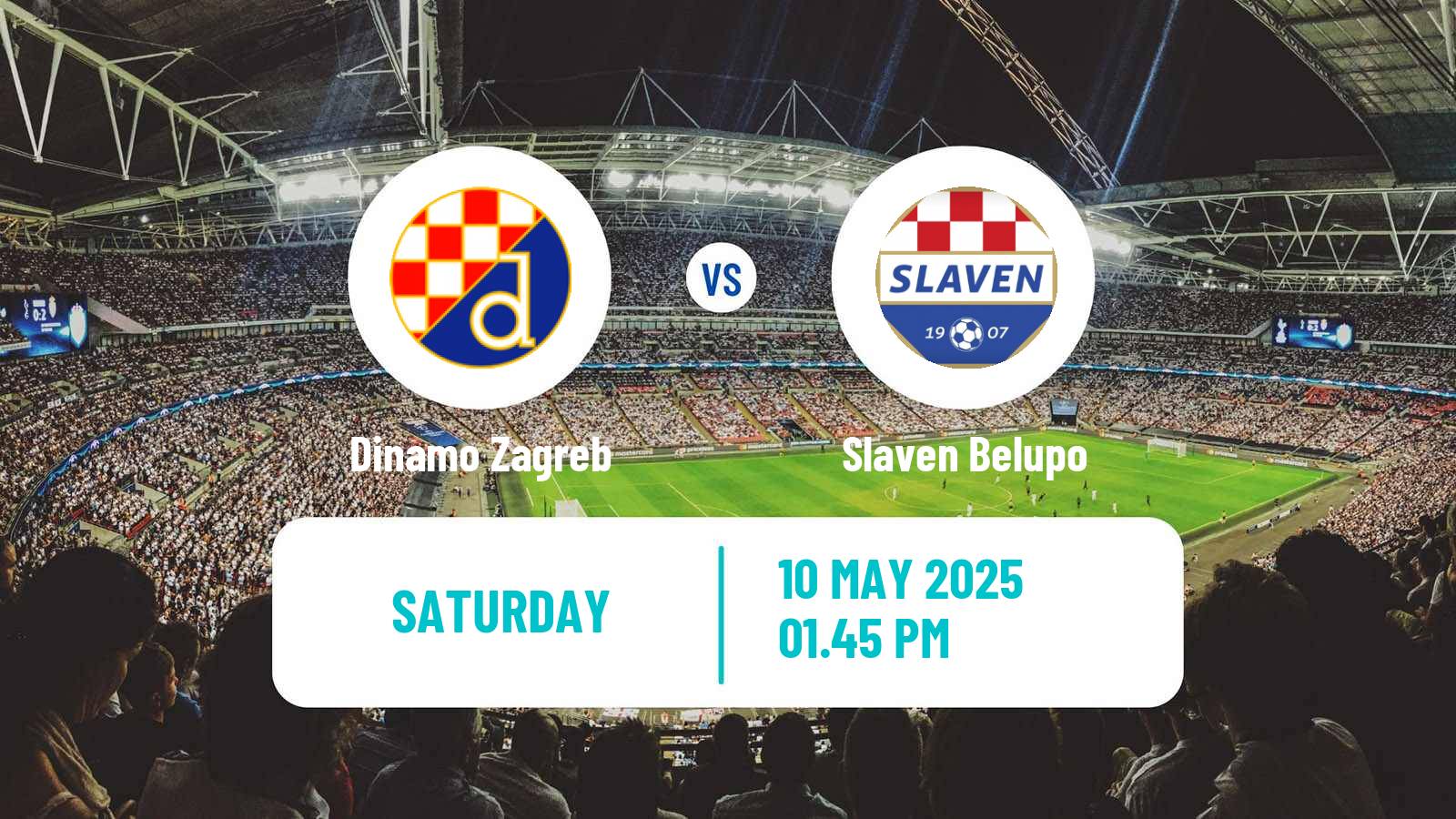 Soccer Croatian HNL Dinamo Zagreb - Slaven Belupo