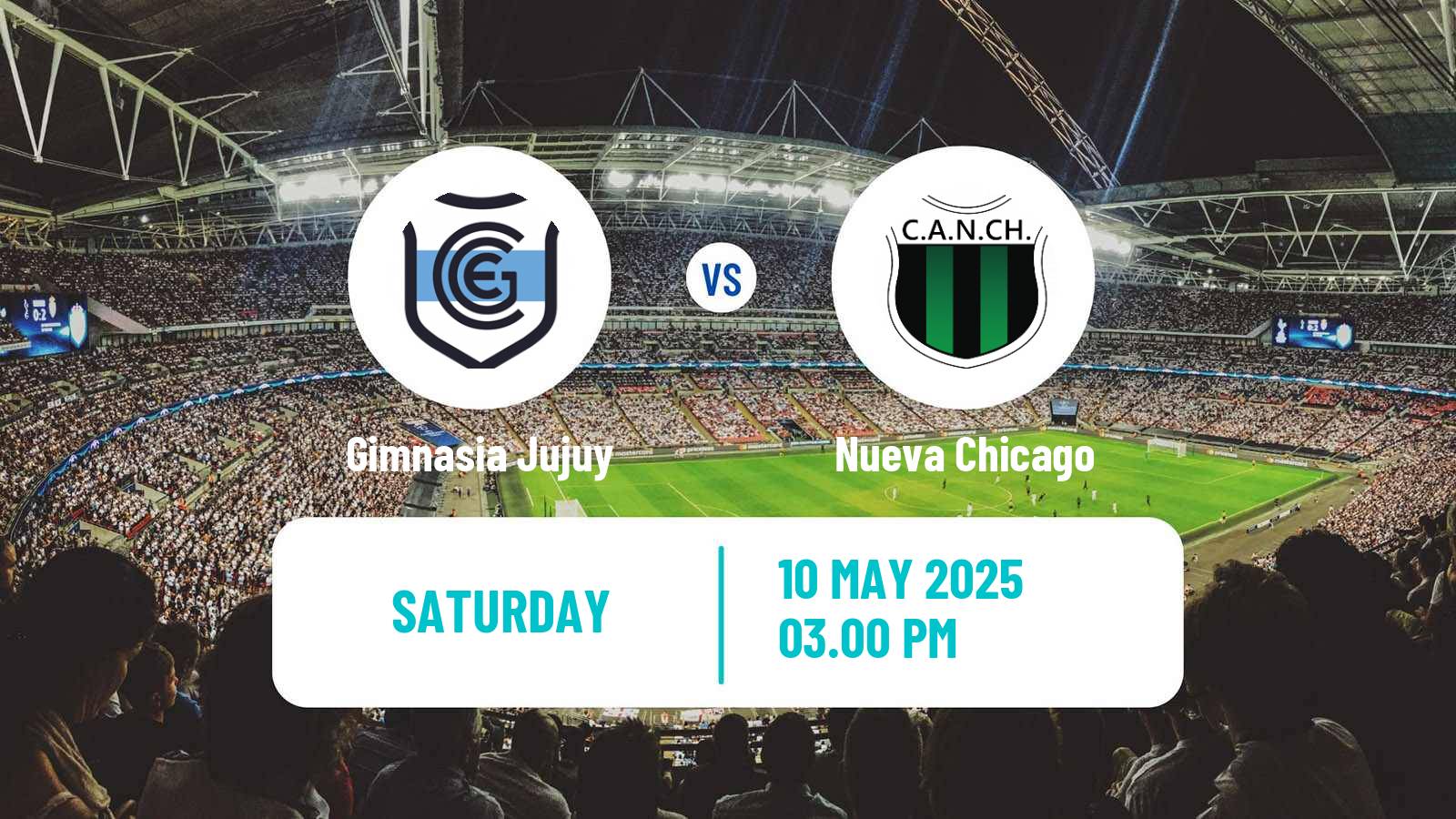 Soccer Argentinian Primera Nacional Gimnasia Jujuy - Nueva Chicago