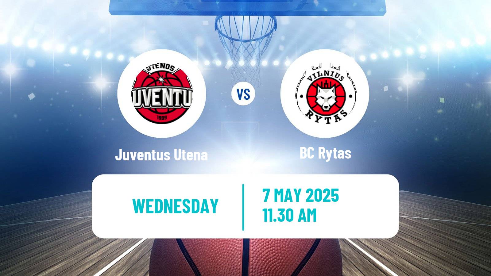Basketball Lietuvos Krepsinio Lyga Juventus Utena - Rytas