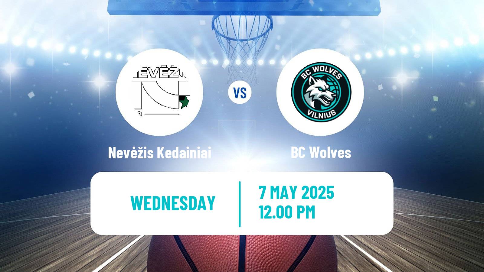 Basketball Lietuvos Krepsinio Lyga Nevėžis Kedainiai - BC Wolves