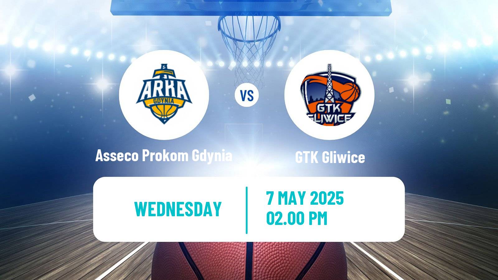 Basketball Polish Basket Liga Asseco Prokom Gdynia - GTK Gliwice