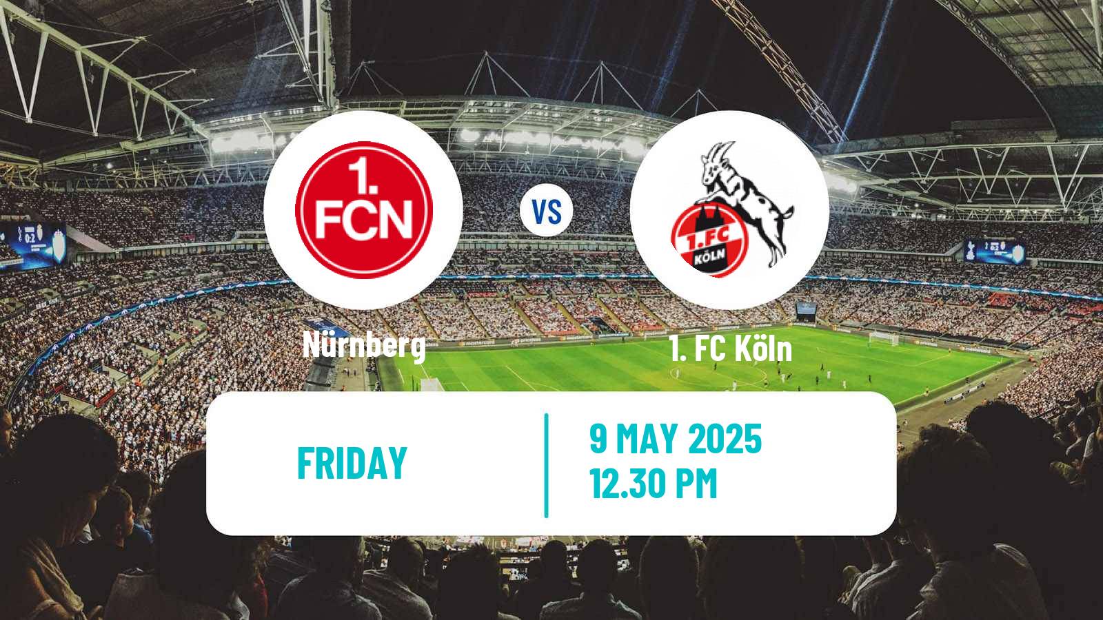 Soccer German 2 Bundesliga Nürnberg - Köln