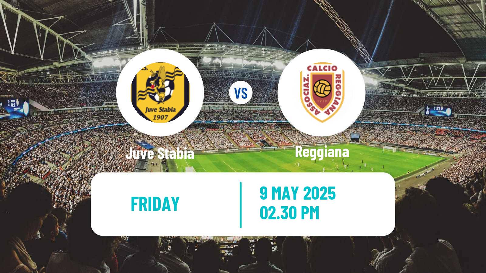 Soccer Italian Serie B Juve Stabia - Reggiana