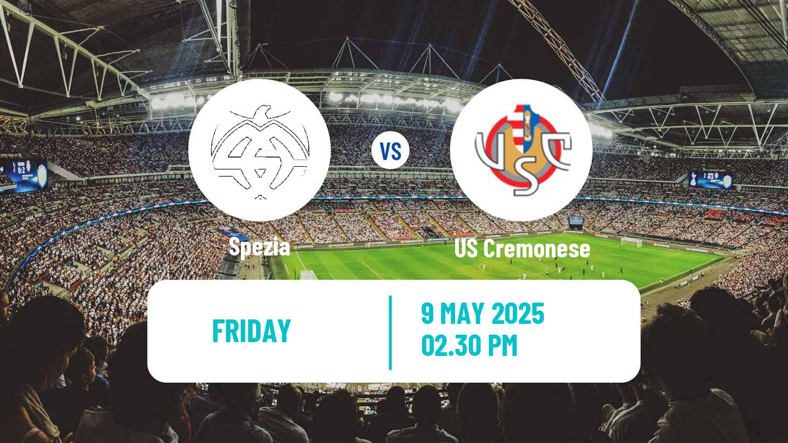 Soccer Italian Serie B Spezia - Cremonese