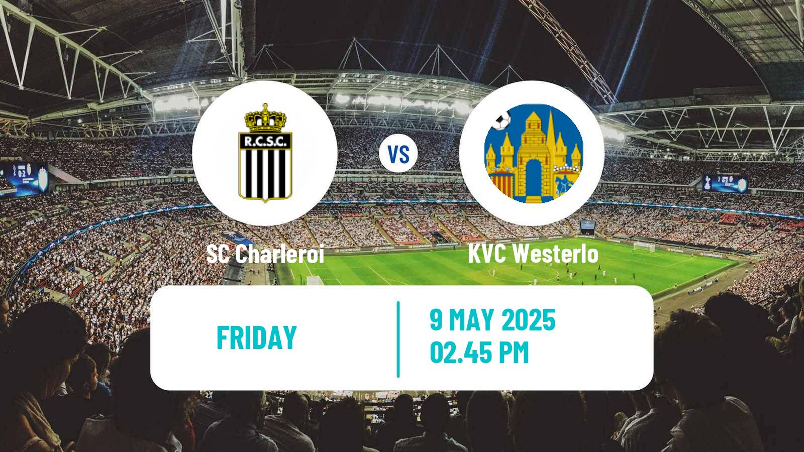 Soccer Belgian Jupiler Pro League Charleroi - Westerlo