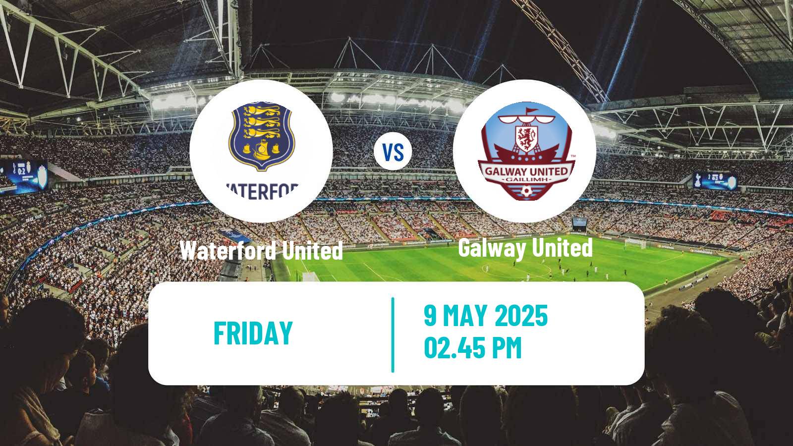 Soccer Irish Premier Division Waterford United - Galway United