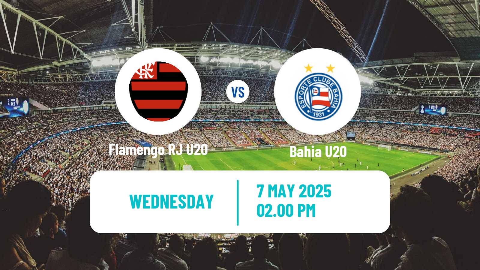 Soccer Brasileiro U20 Flamengo RJ U20 - Bahia U20