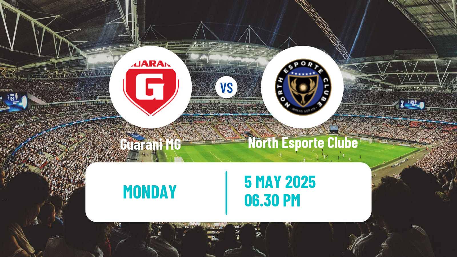 Soccer Brazilian Campeonato Mineiro 2 Guarani MG - North Esporte Clube